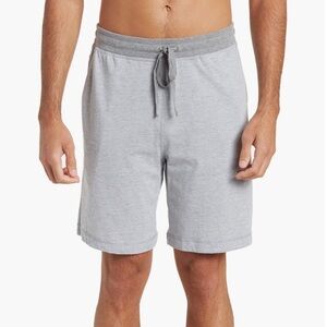 NEW Daniel Buchler Feeder Stripe Lounge Shorts Grey